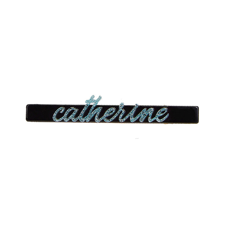 Wholesale Letters Acrylic Hair Clips